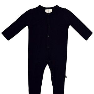 Kyte baby footed black newborn sleeper